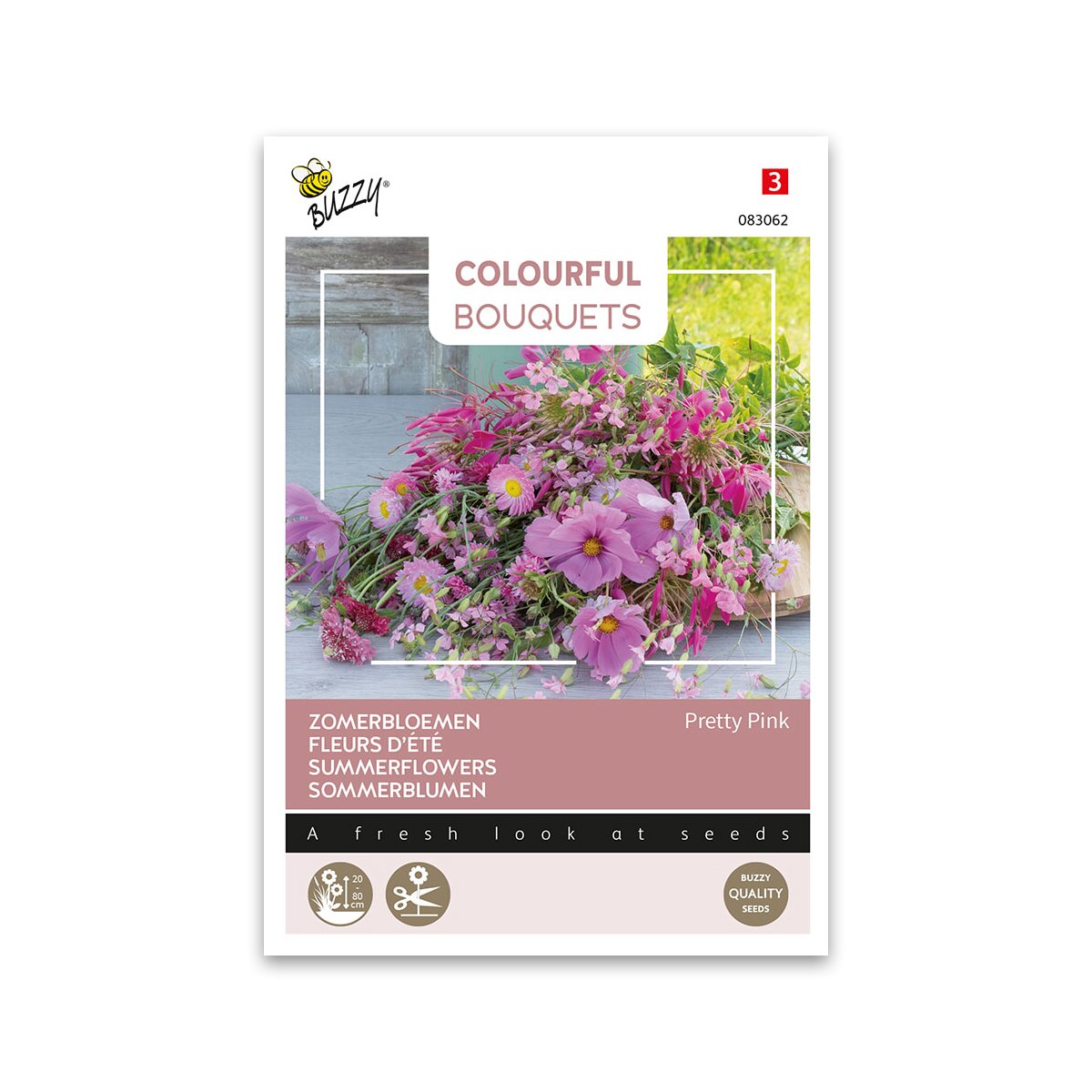 Produktbillede af Buketblomster frø Pretty Pink på tilbud i høj kvalitet