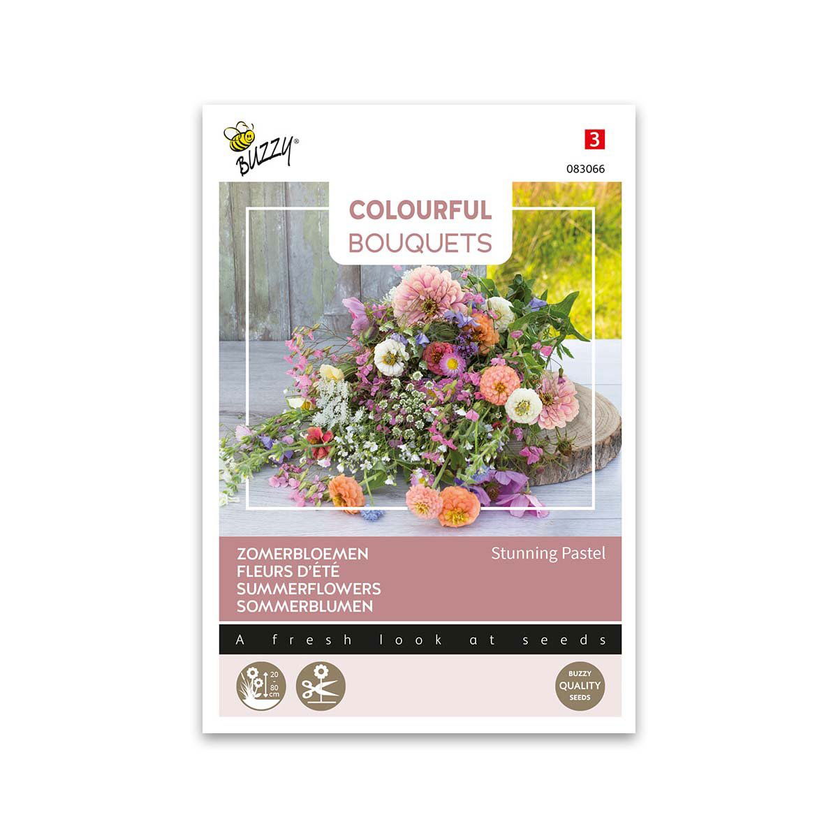 Produktbillede af Buketblomster frø Stunning Pastel mix på tilbud i høj kvalitet