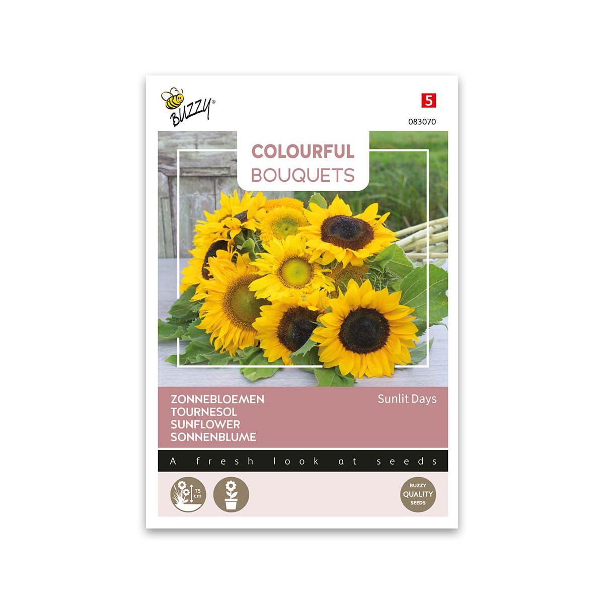 Produktbillede af Buketblomster frø Sunlit Days Sunflowers på tilbud i høj kvalitet