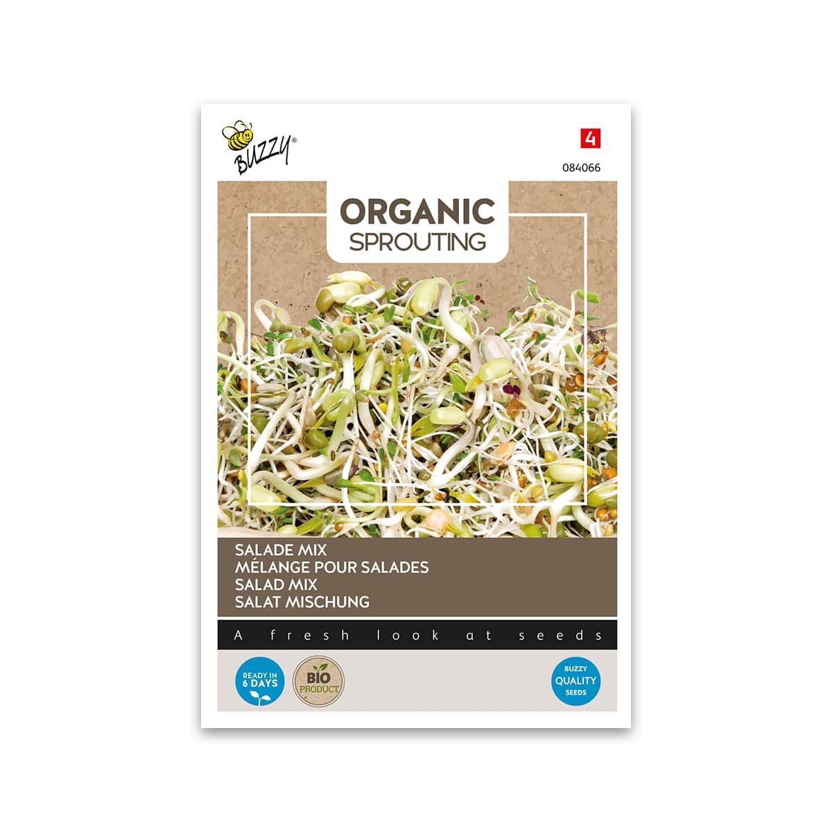 Produktbillede af Økologisk salatmix spirer 30 g på tilbud i høj kvalitet