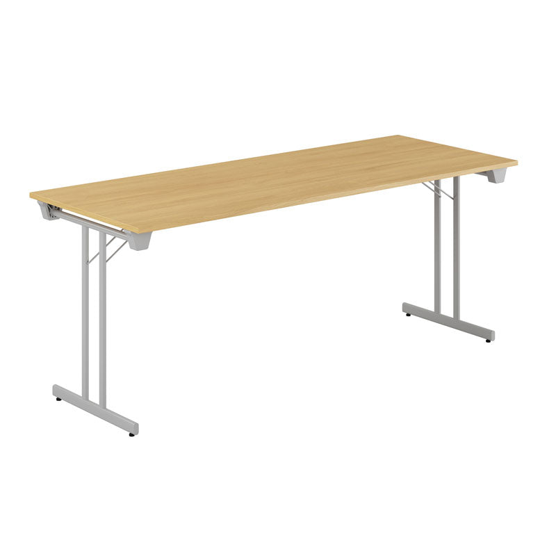 Produktbillede af Dinner Style 180x70cm Sammenklappeligt bord Eg-grå på tilbud