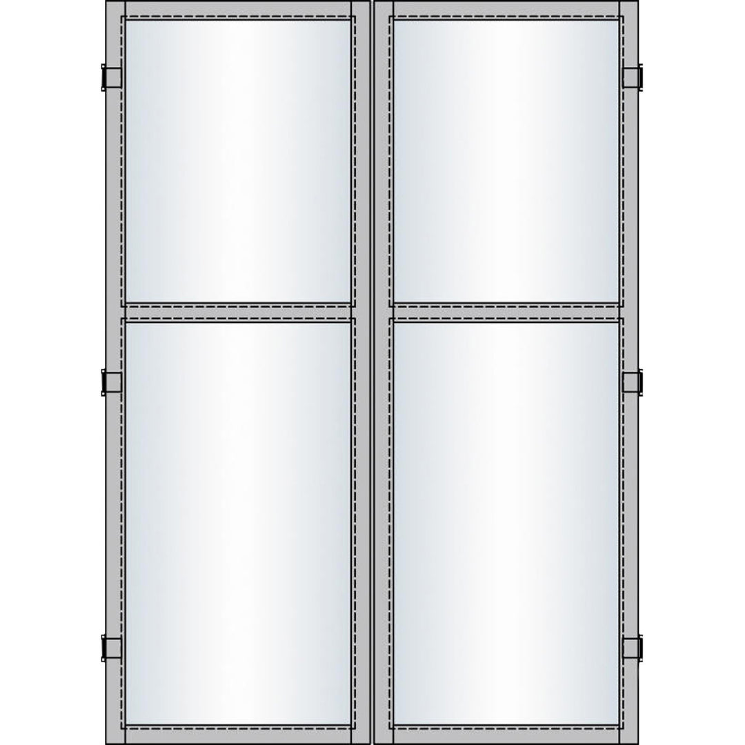 Produktbillede af UP & DOWN modul dør dobb.150x195 cm på tilbud