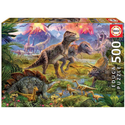 Educa Puslespil 500 Motiv af Dinosaurer ❤ Stort online udvalg i Educa Puzzle ❤ Billig fragt og hurtig levering 2 - 5 hverdage ❤ Varenummer: BGH-42159471591676 / Ean: '8412668159693 på lager - Udsalg på Alle produkter Spar op til 66% - Over 785 kendte brands på udsalg