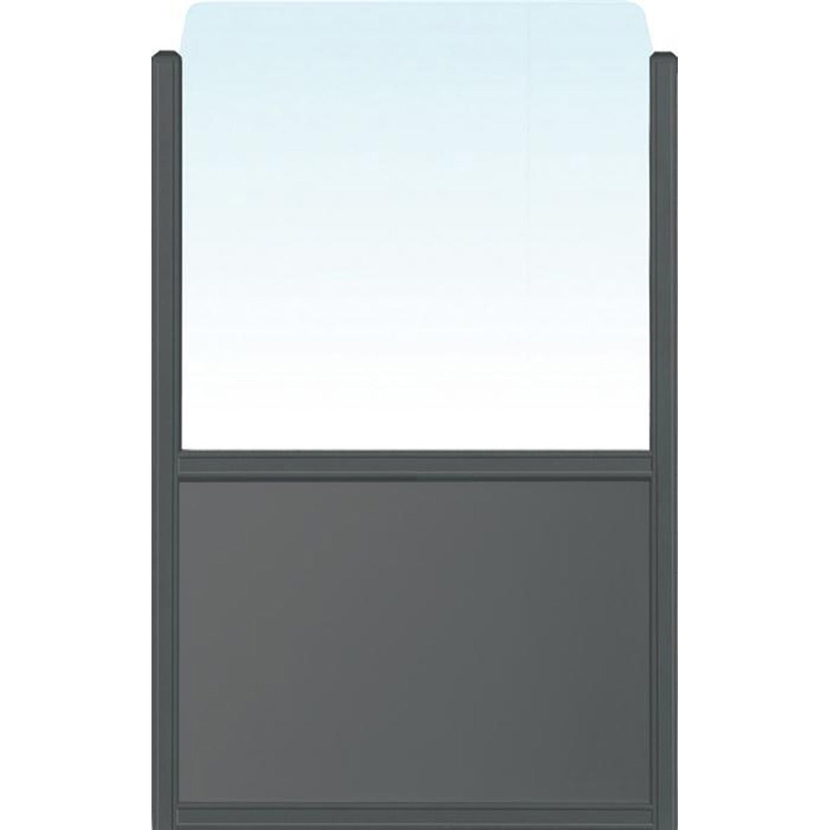 Produktbillede af Afskærmning ROMA 102,5x150cm Grøn på tilbud