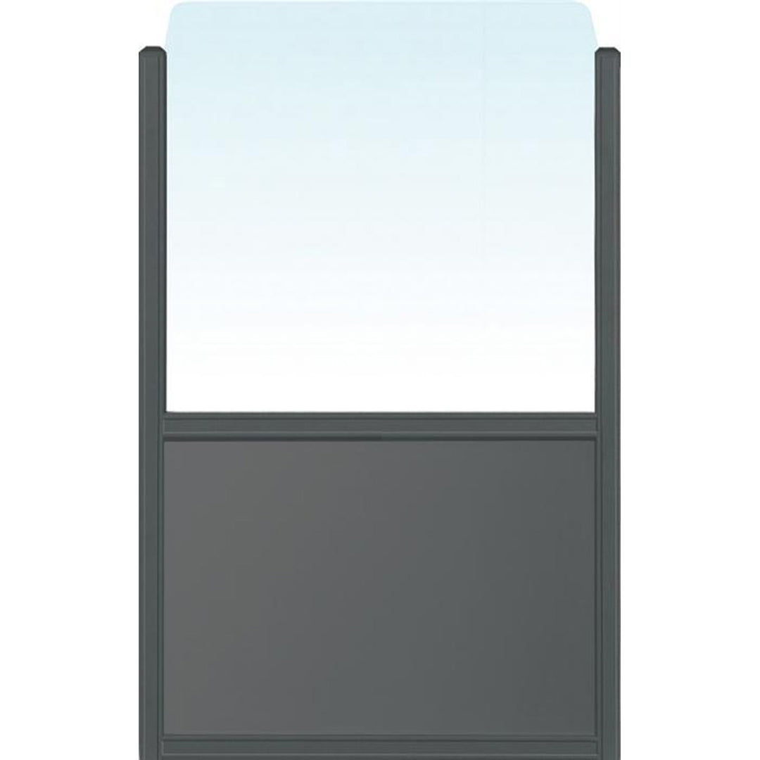 Produktbillede af Afskærmning ROMA 102,5x150cm Blå på tilbud