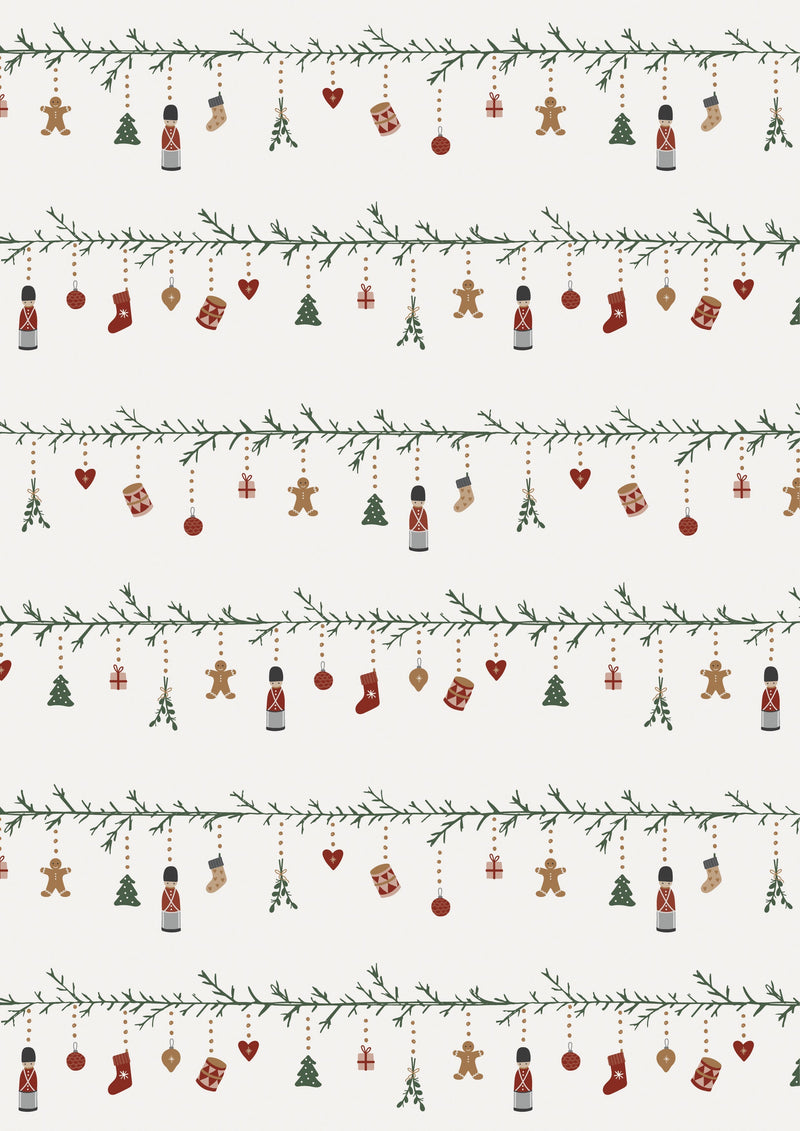 Ib Laursen - Gavepapir My Nostalgic Christmas 5 m/rulle