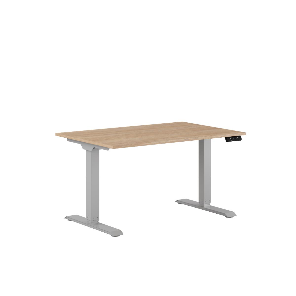 Produktbillede af Premium Hæve/Sænkebord m/2 motorer 120x80cm Urban-grå på tilbud