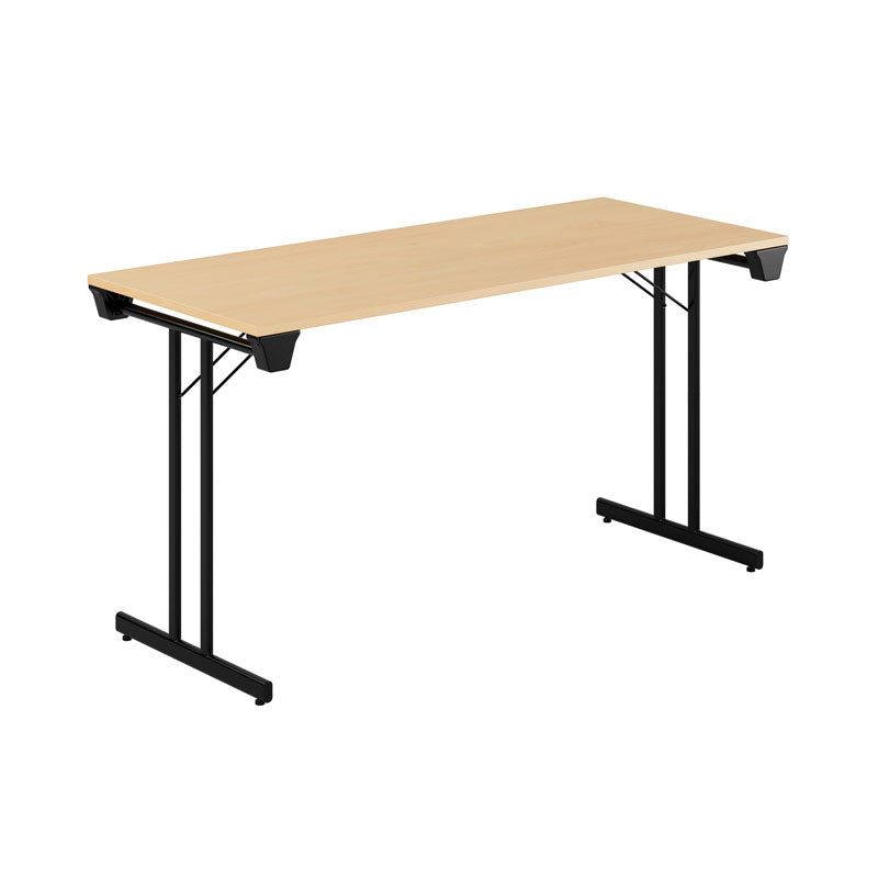 Produktbillede af Dinner Style 140x60cm Sammenklappeligt bord Bøg-sort på tilbud