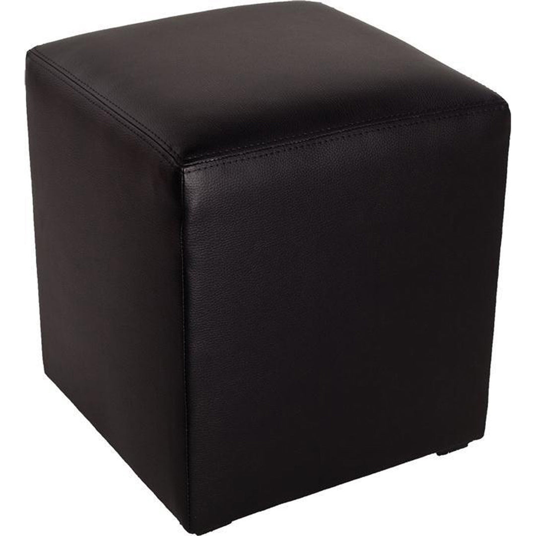 Produktbillede af PUF Square 38x38x45cm Sort på tilbud