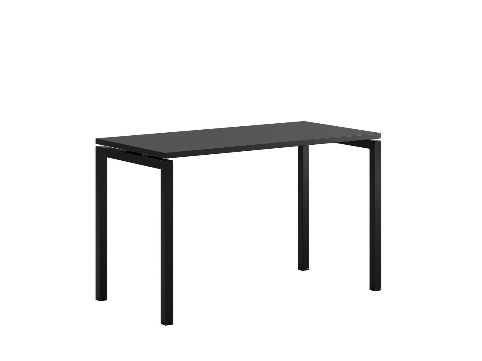 Produktbillede af Luna U Bord 120x60cm Sort sort på tilbud
