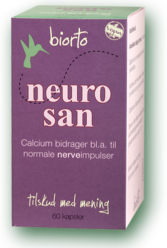 Detaljeret produktbillede af Biorto Neurosan Nerves 90 kps. på tilbud