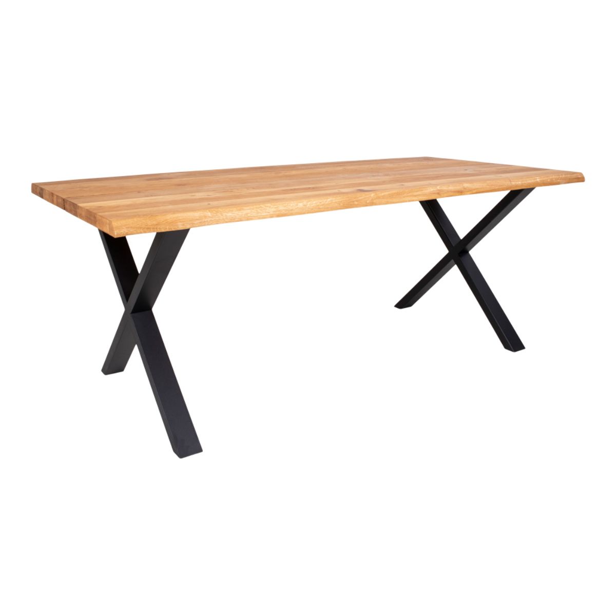 Produktbillede af Toulon Restaurantbord olieret eg bølget kant 200x95cm på tilbud