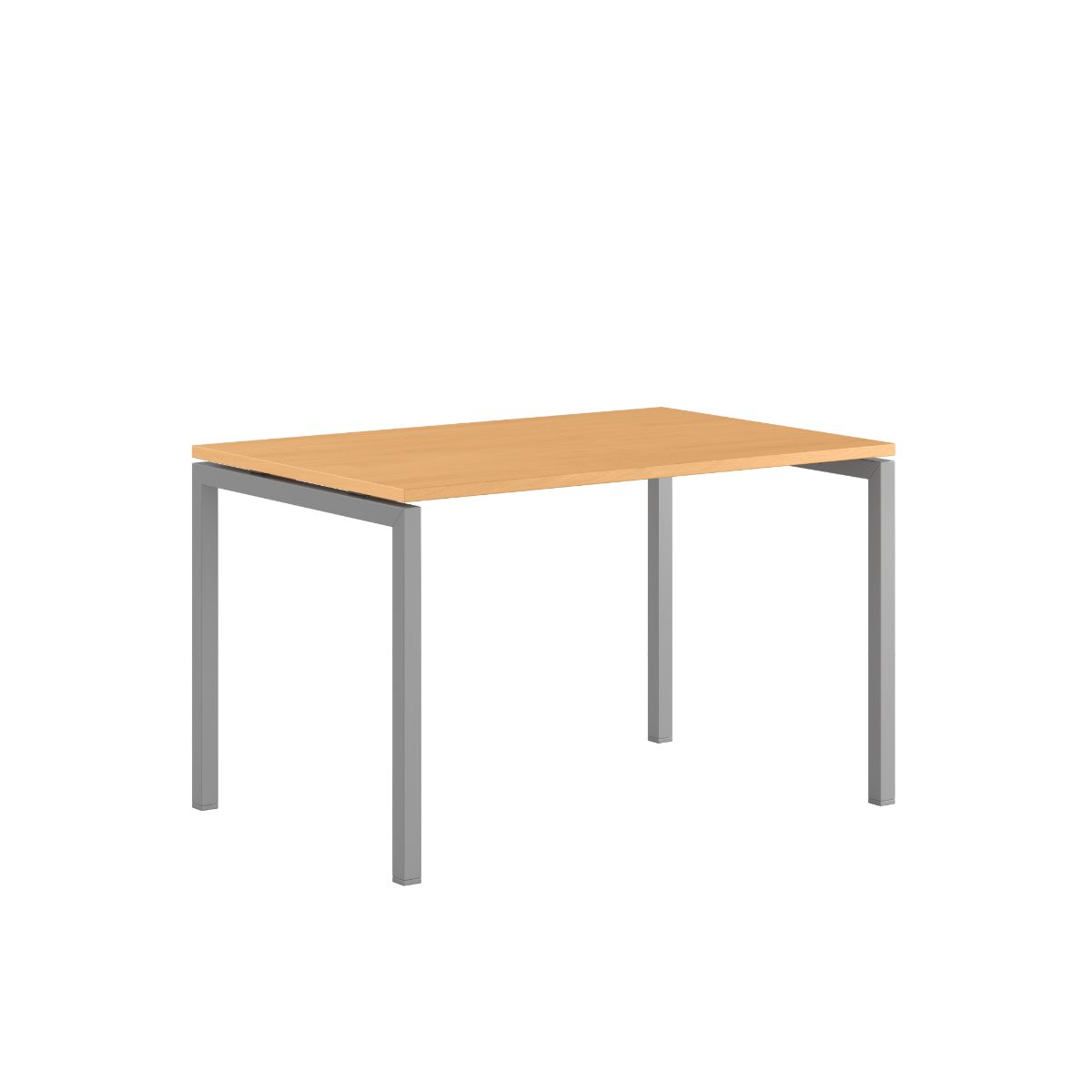 Produktbillede af Luna U Bord 120x80cm Bøg-grå på tilbud