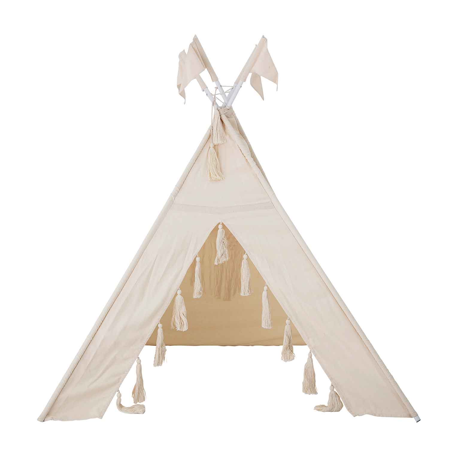 Produktbillede af BLOOMINGVILLE MINI legetipi natur bomuld kvadratisk 110x110 i premium kvalitet