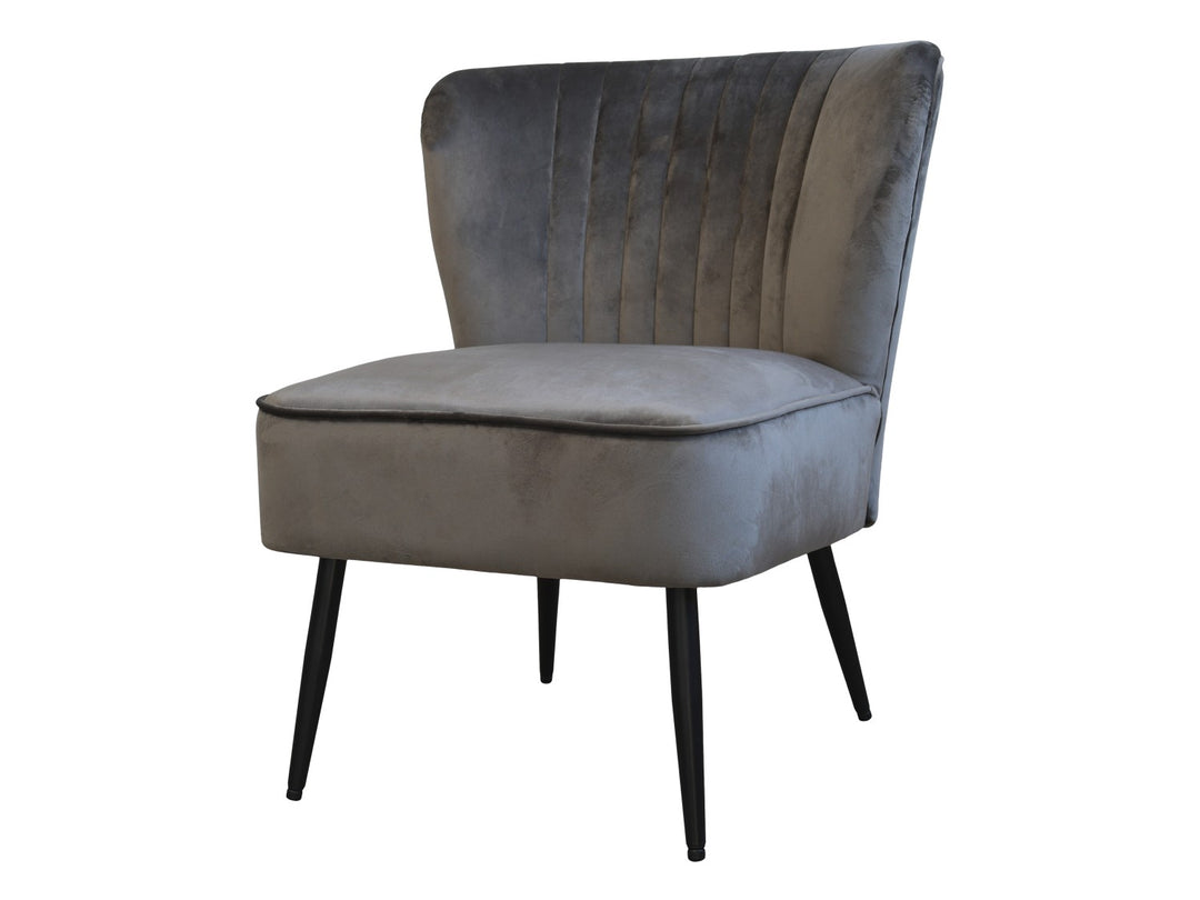 Produktbillede af CHIC ANTIQUE MARAT STOL VELOUR/KUL 75 i premium kvalitet