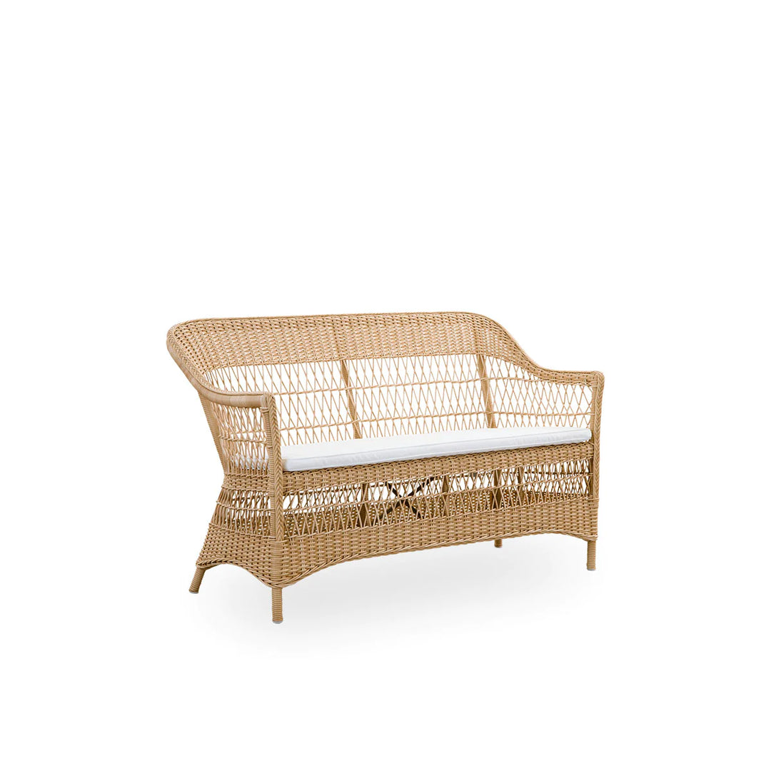 Produktbillede af SIKA DESIGN CHARLOT 2 PERS EXTERIOR SOFA NATURAL INKL HYNDE 134 i premium kvalitet