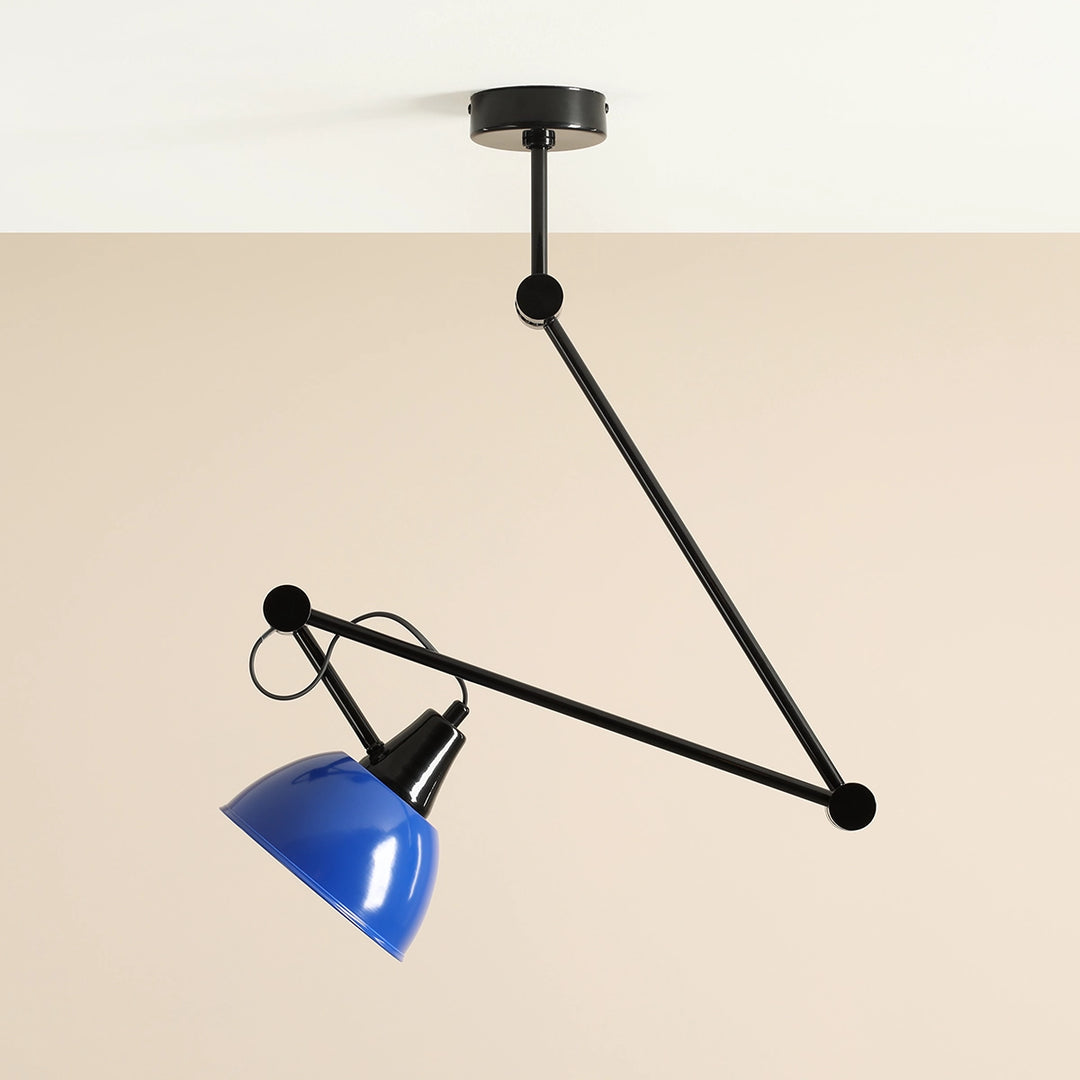 Produktbillede af Verdi Plafond i koboltblå metal på tilbud i høj kvalitet