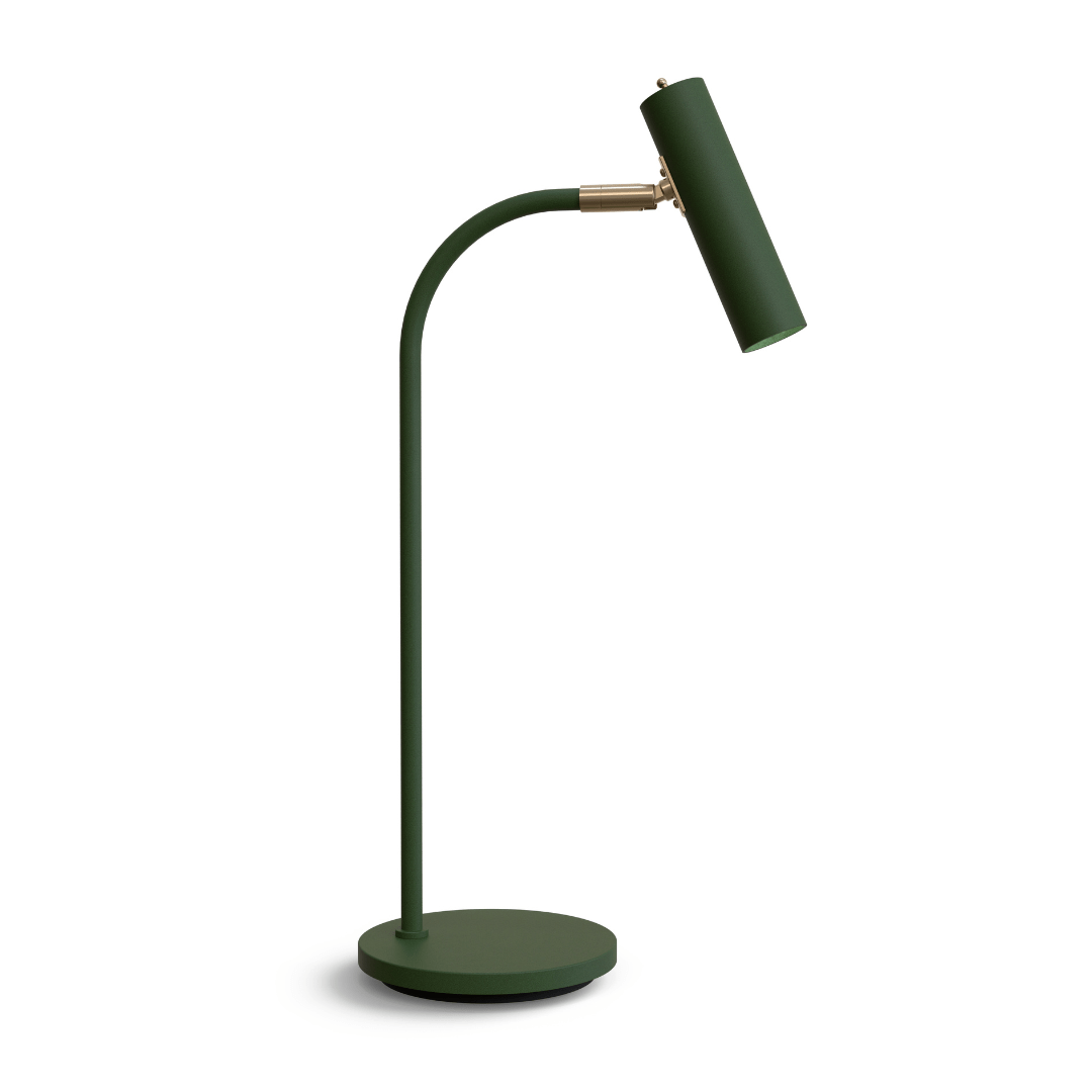 Produktbillede af Slender Bordlampe Flaskegrøn/Messing Belid i premium kvalitet