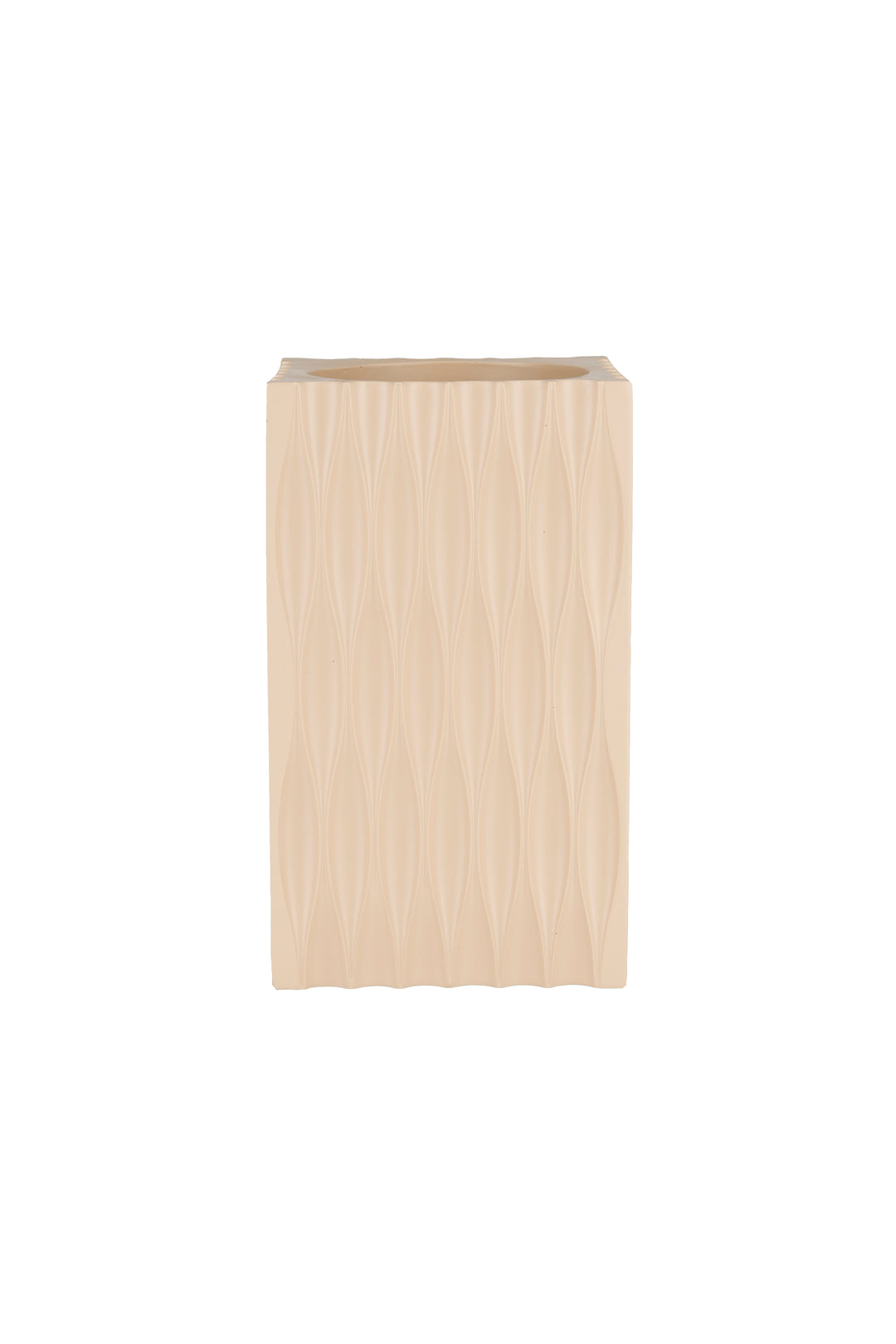 Produktbillede af ZUIVER Riley vase beige harpiks H:25 i premium kvalitet