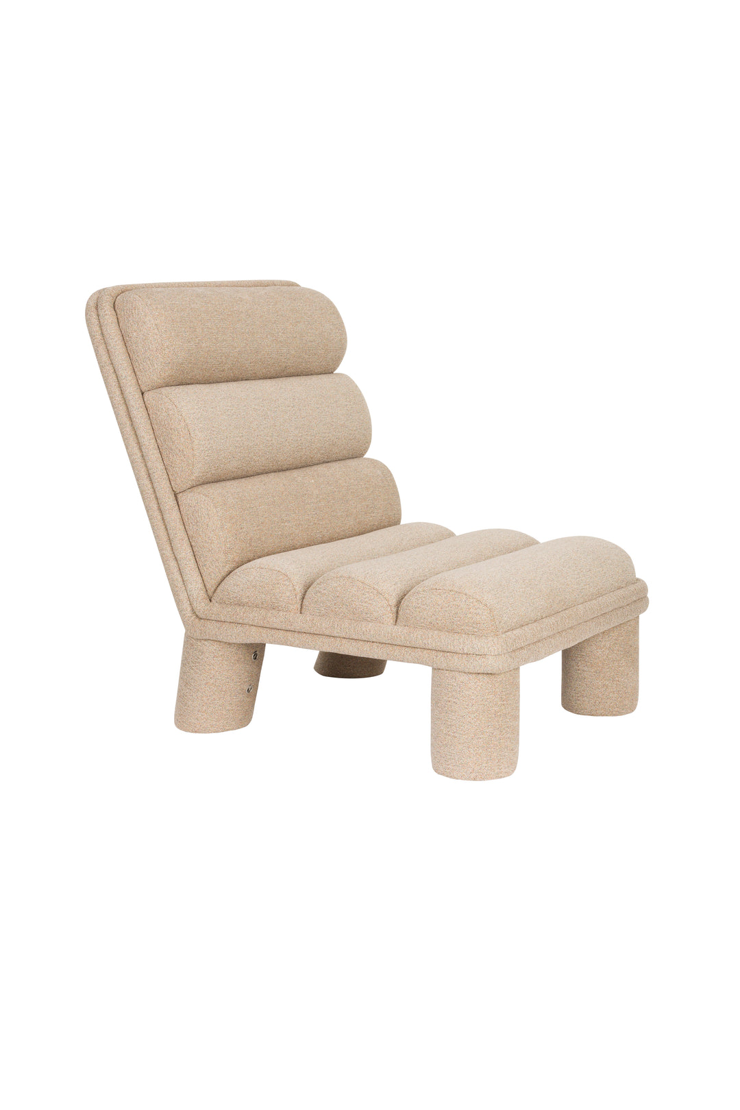DUTCHBONE Fern loungestol beige bouclé stof