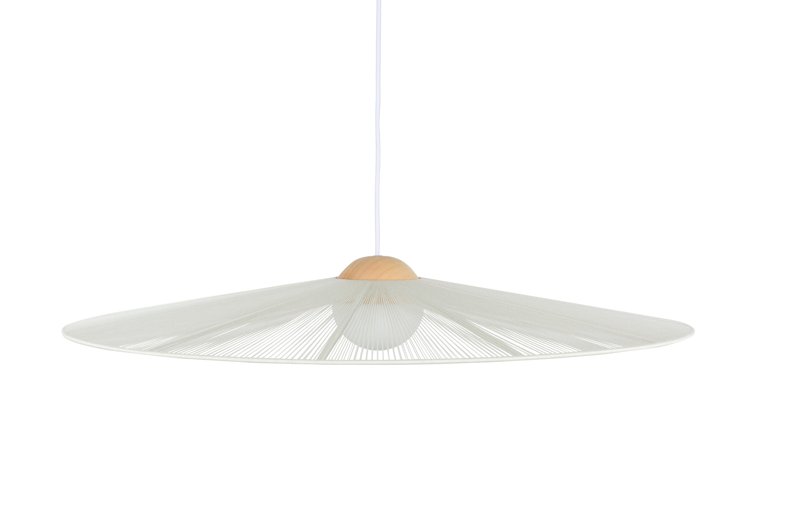 Produktbillede af ZUIVER Belle loftlampe L beige jern i premium kvalitet