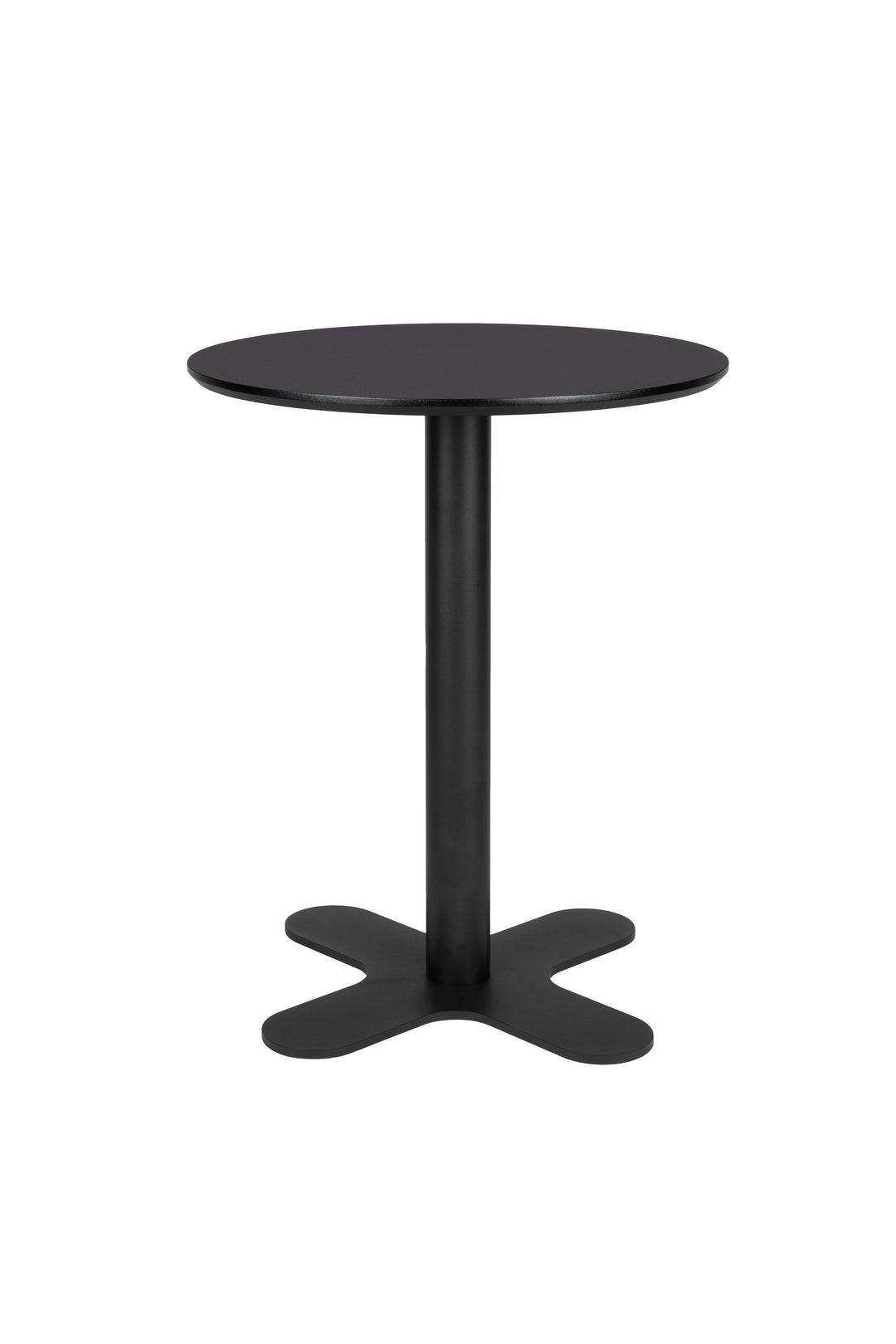 WHITE LABEL LIVING Sanjay bistrobord rund sort MDF og jern Ø80