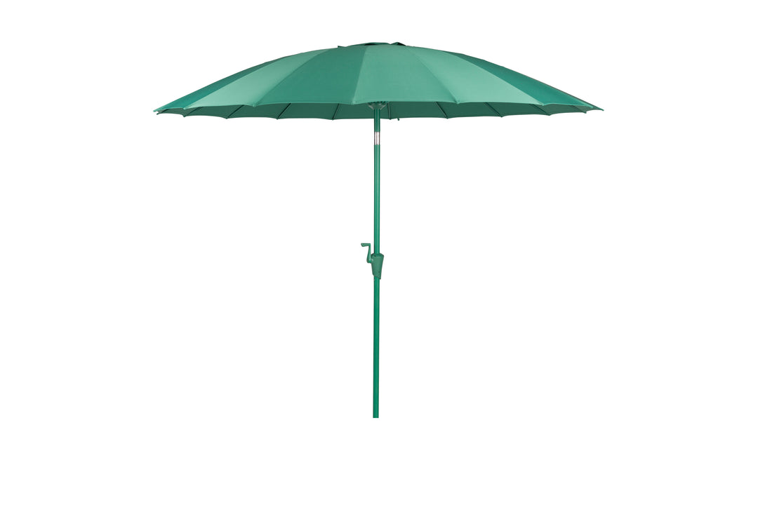 ZUIVER Sunshine parasol grøn polyester og rustfri metal Ø250