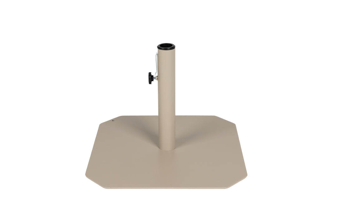 ZUIVER Sunshine parasolfod kvadratisk beige rustfri metal 50x50