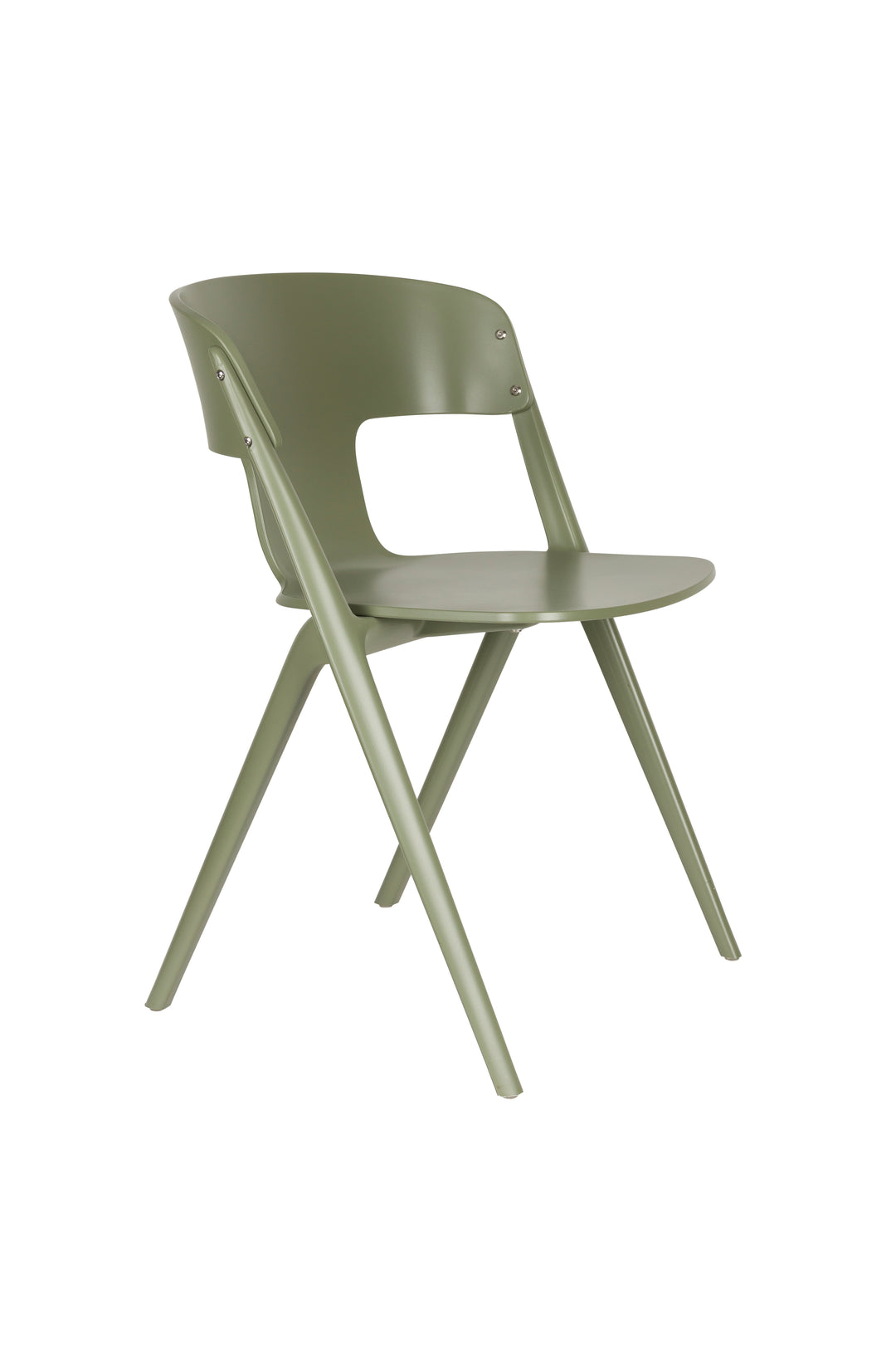 ZUIVER Horizon havestol stabelbar skovgrøn polypropylen