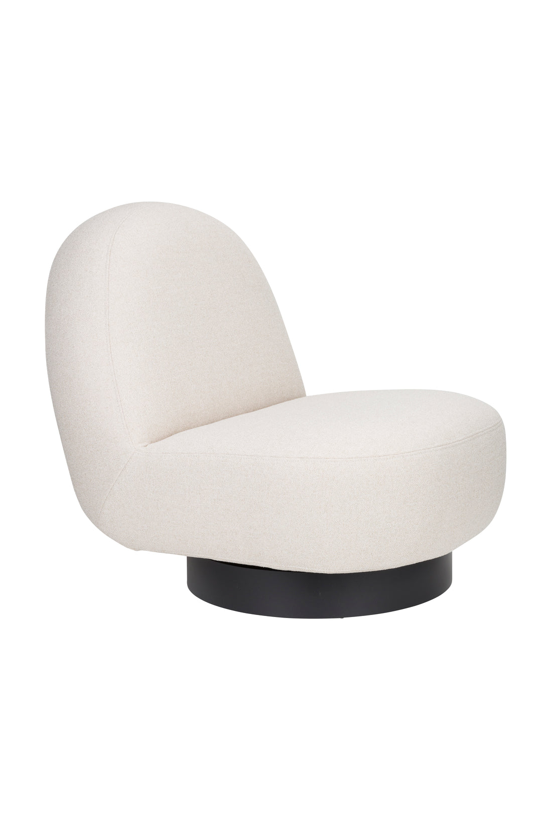 ZUIVER Eden drejestol beige polyester