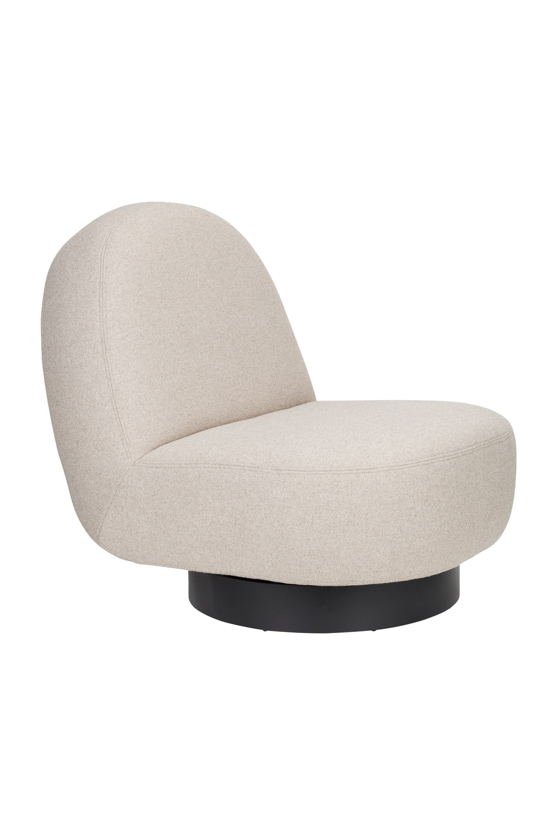 ZUIVER Eden drejestol cappuccino polyester