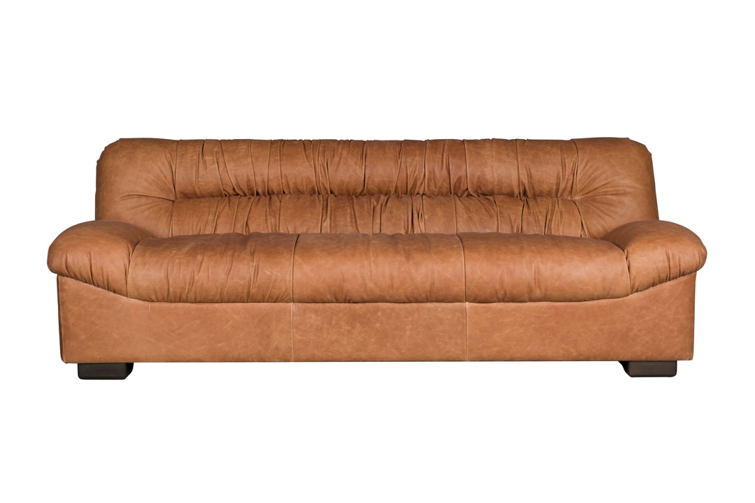 DUTCHBONE Douglas sofa cognac læder og og træ