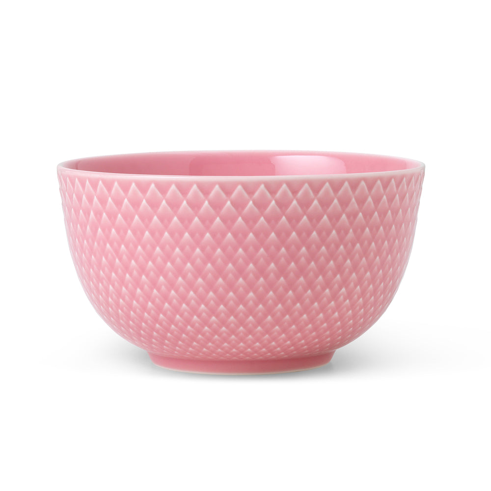 Produktbillede af Lyngby Porcelæn Rhombe Skål 11 cm rosa i premium kvalitet