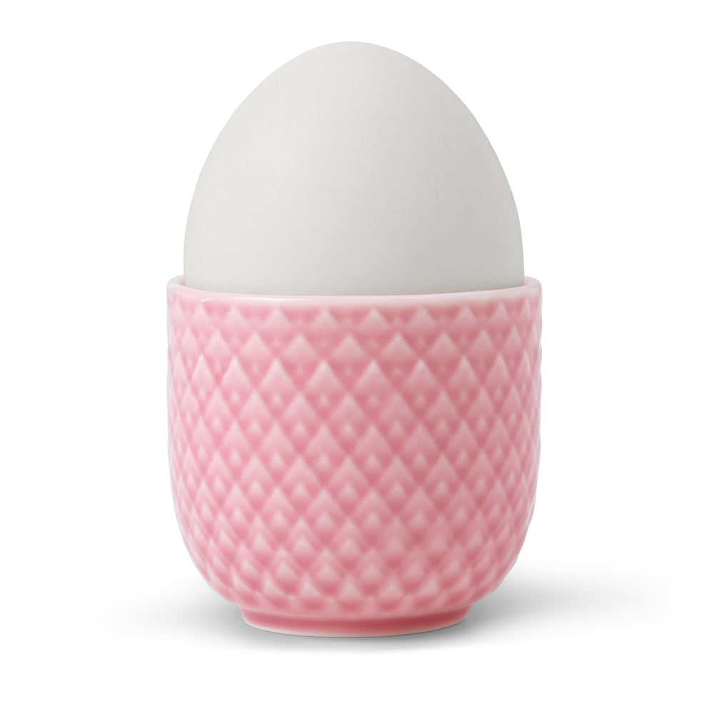 Produktbillede af Lyngby Porcelæn Rhombe Æggebæger Ø 5 cm rosa i premium kvalitet