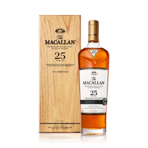 Produktbillede af Macallan Sherry Oak 25 Yo Highland Single Malt Fl 70 på tilbud – premium kvalitet og detaljer