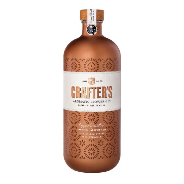 Produktbillede af Crafters Aromatic Gin Fl 70 på tilbud – premium kvalitet og detaljer