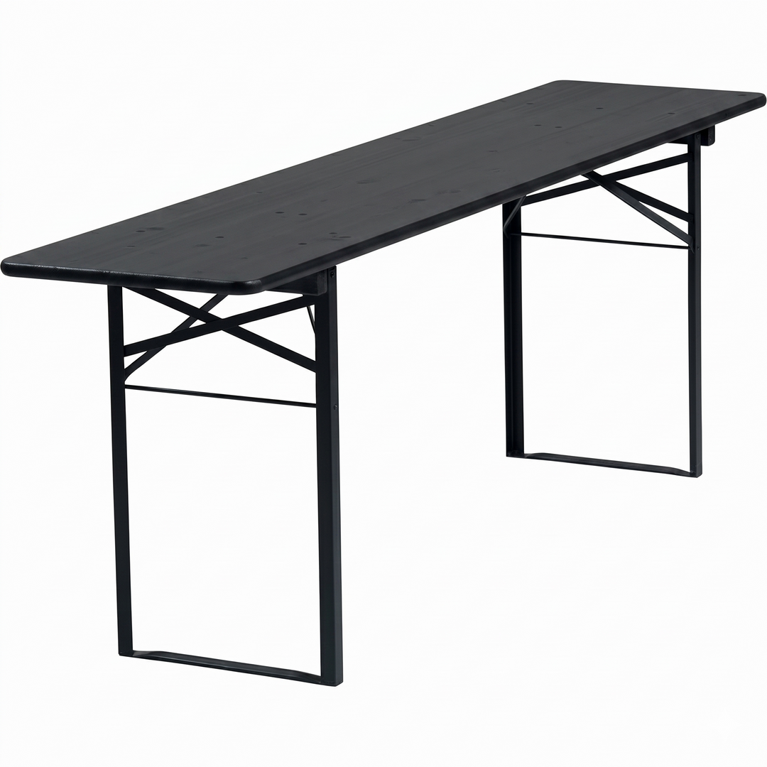 Brau Bord 220x50 cm Sort