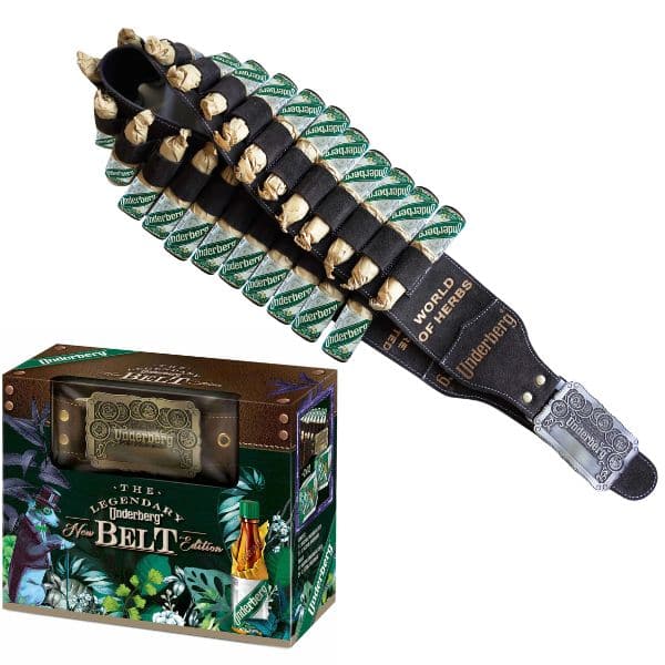 Underberg Bitter Læderbælte 24 x 2 Cl. ❤ Kæmpe udvalg i UNDERBERG ❤ Billig fragt og hurtig levering 2 - 5 hverdage - Varenummer: BAR-1256506 / Ean: på lager - Udsalg på Drikkevarer | Blandingsspiritus | Bitter Spar op til 53% - Over 1150 kendte brands på udsalg