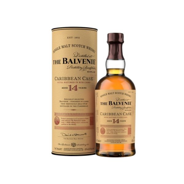 Balvenie Caribbean Cask 14 Yo Fl 70 ✔ Kæmpe udvalg i BALVENIE ✔ Billig fragt og hurtig levering 2 - 5 hverdage - Varenummer: BAR-698289 / Ean: '5010327524566 på lager - Udsalg på Drikkevarer - Spiritus - Whiskey Spar op til 55% - Over 857 kendte brands på udsalg