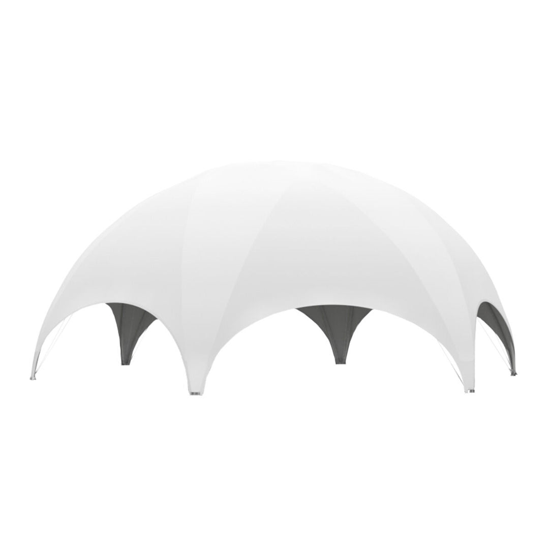 Produktbillede af BUBBLE Hexadome L komplet med tagdug Hvid på tilbud