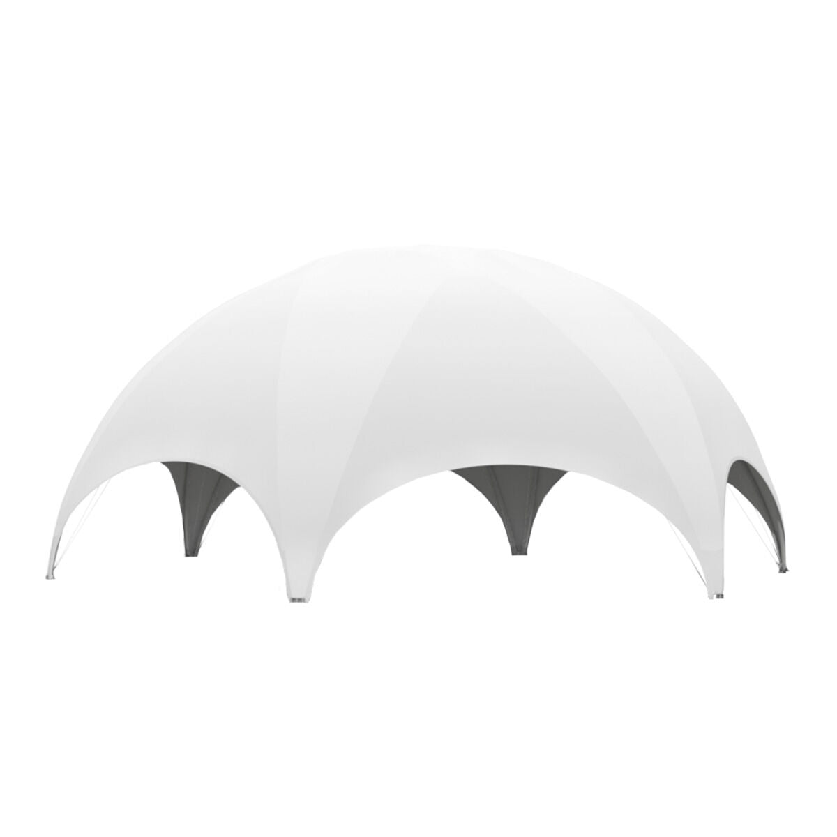 Produktbillede af BUBBLE Hexadome L komplet med tagdug Hvid på tilbud