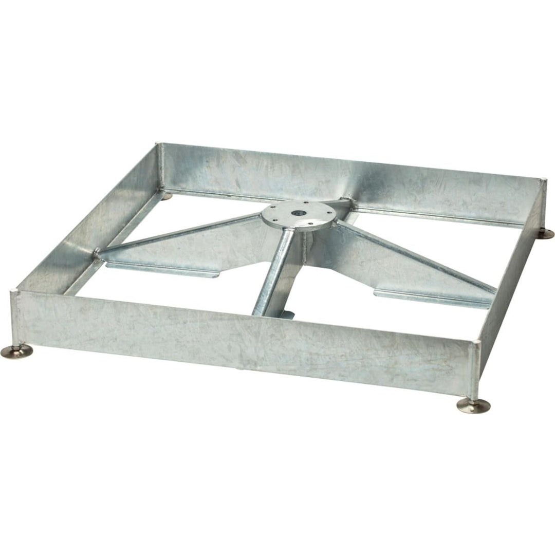 Produktbillede af Flisefod M4 180kg Galvaniseret stål på tilbud