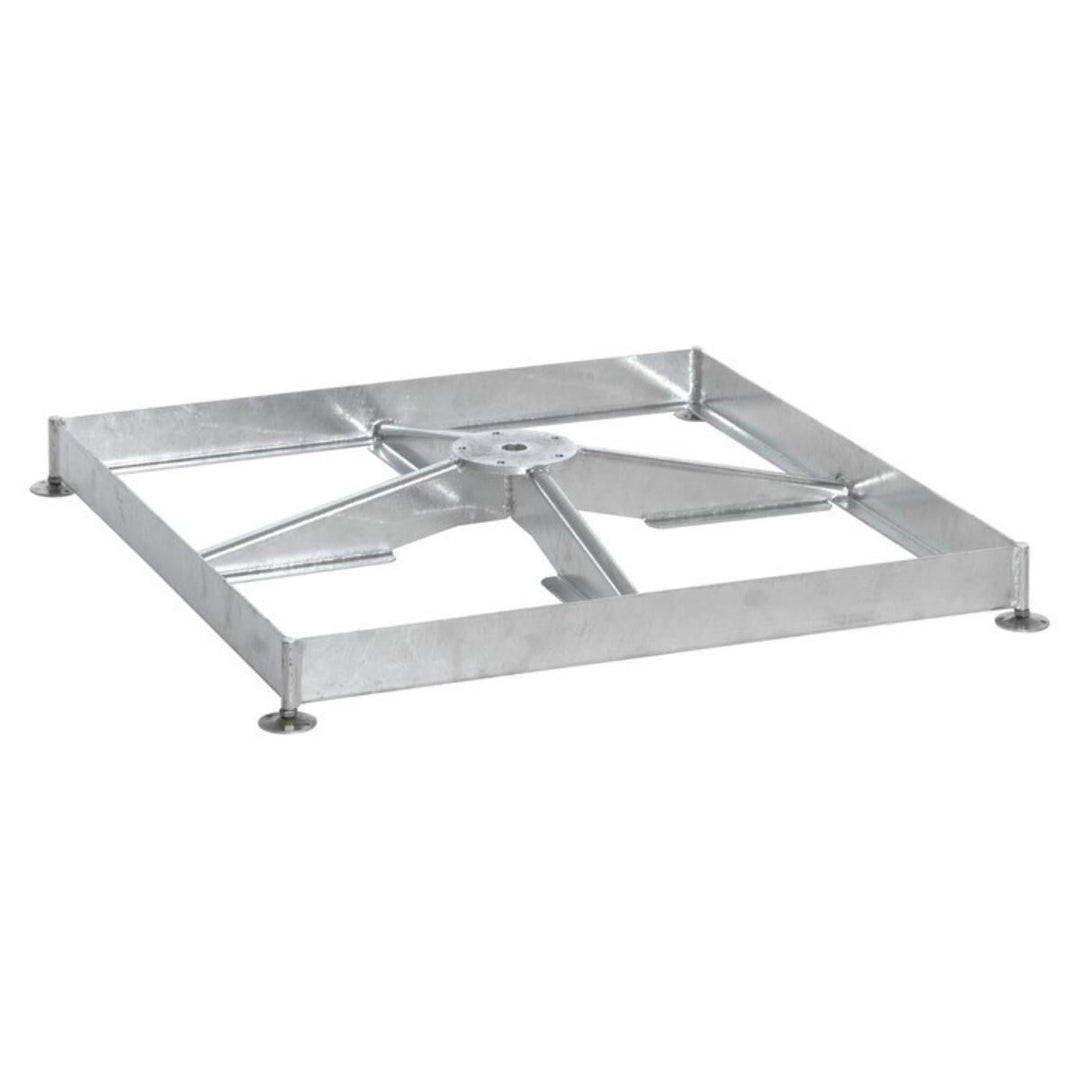 Produktbillede af Flisefod M4 120kg Galvaniseret stål på tilbud