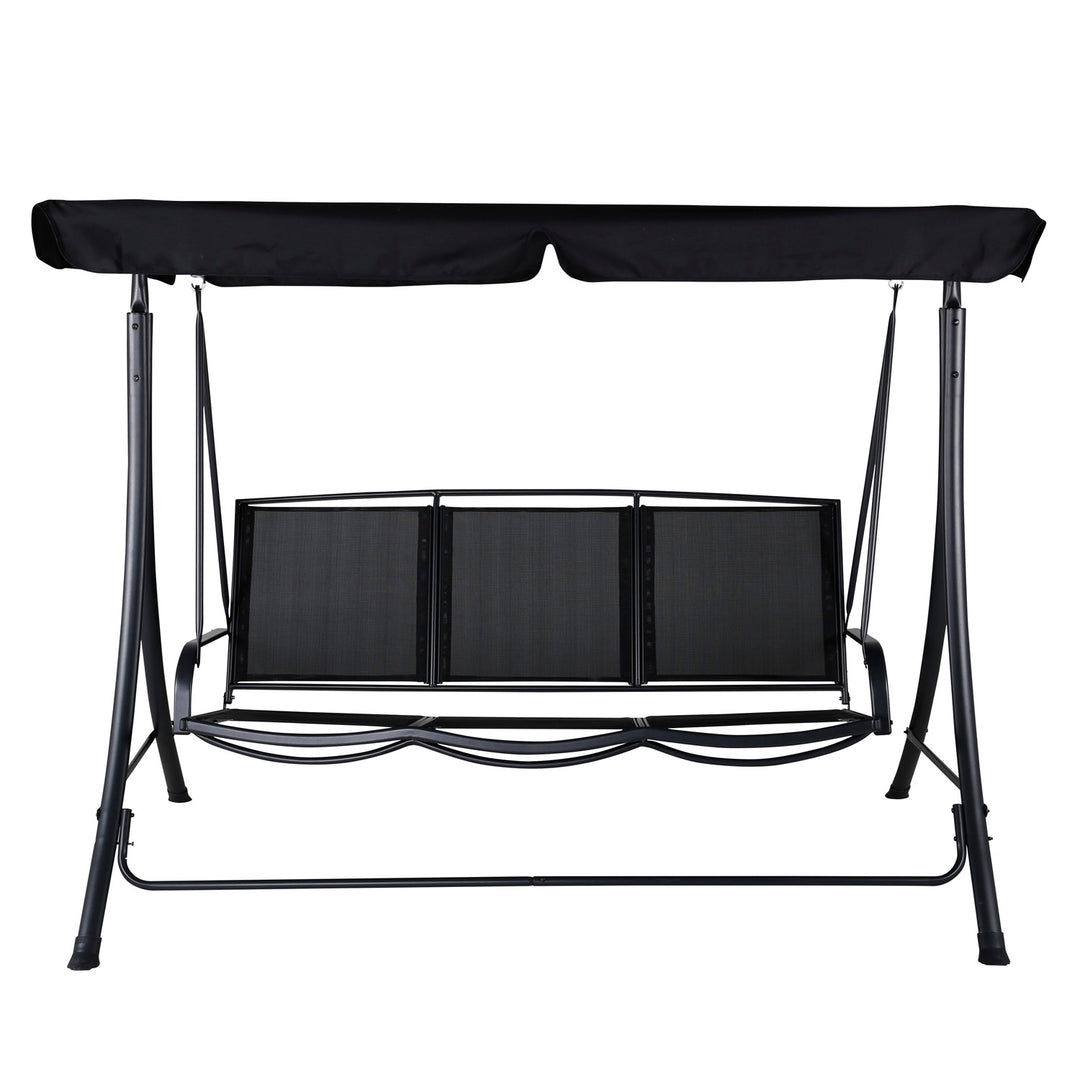 Produktbillede af VENTURE DESIGN Madras 3 pers. hængekøje sort textilene PVC polyester og aluminium i premium kvalitet