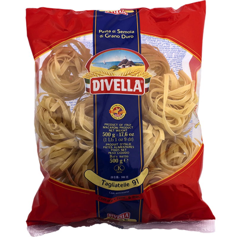 Produktbillede af Tagliatelle 91 Brede Bånd 500 g på tilbud i brug