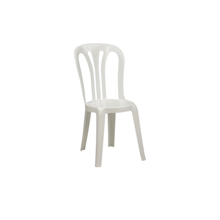 Caféstol Øko Plast Hvid