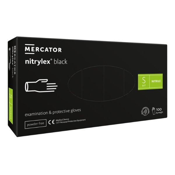 Produktbillede af Nitrilhandske Protect S Nitril Pudderfri 100 Stk. på tilbud – premium kvalitet og detaljer