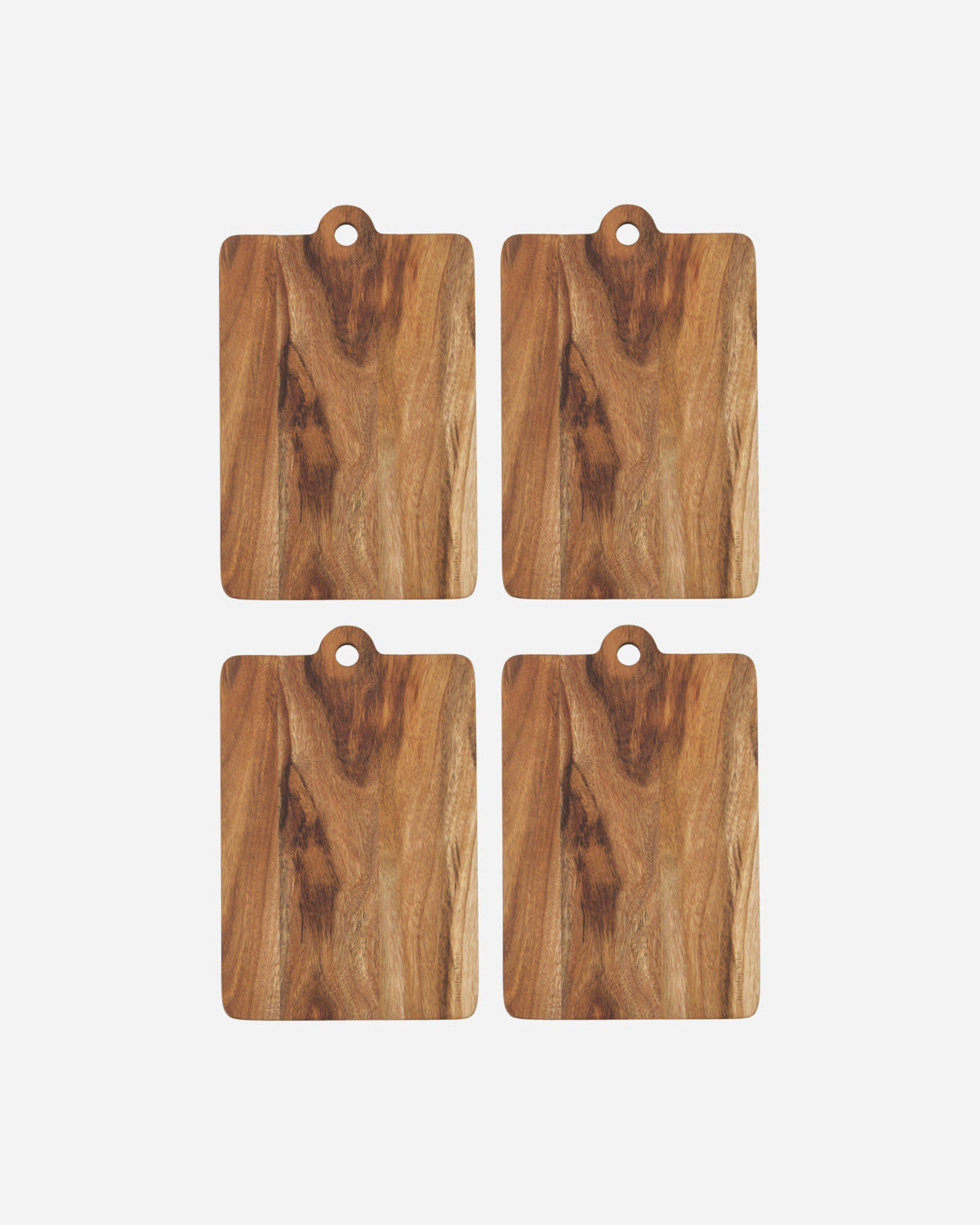 Produktbillede af Nicolas Vahé Skærebræt Butter Natur 4 stk 20x13 cm i premium kvalitet