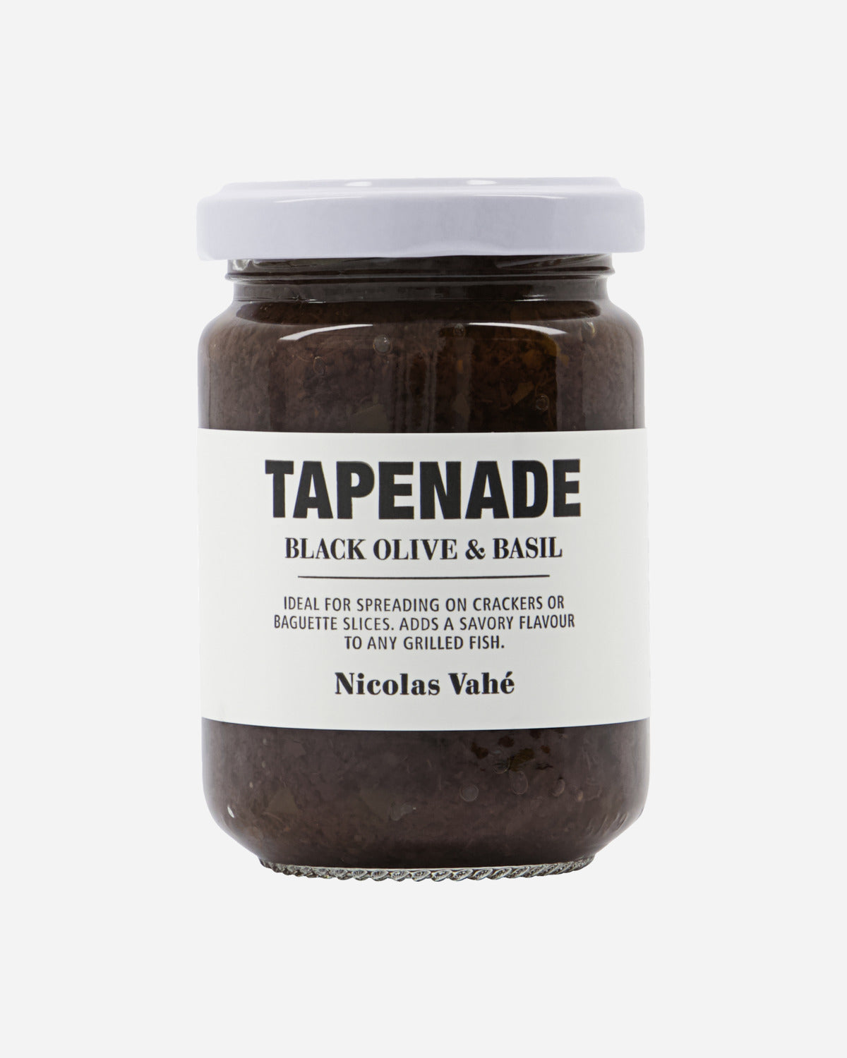 Produktbillede af Nicolas Vahé Tapenade Black Olive & Basil i premium kvalitet