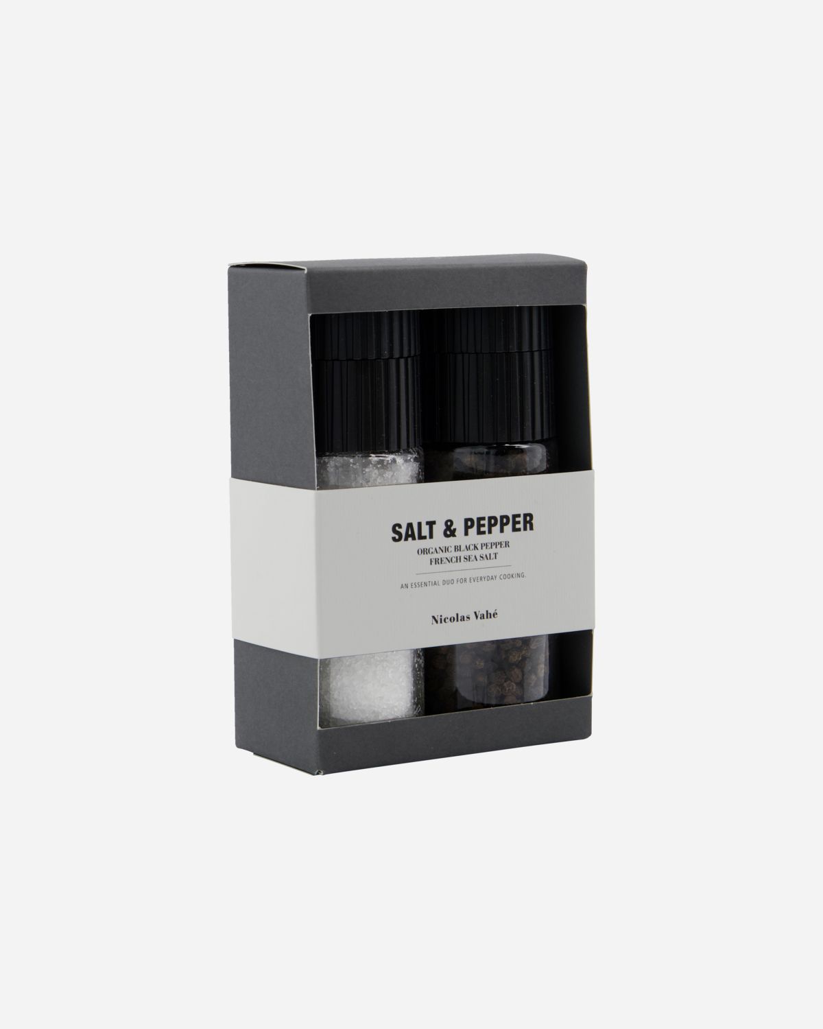 Produktbillede af Nicolas Vahé Gaveæske Salt & Organic Pepper i premium kvalitet